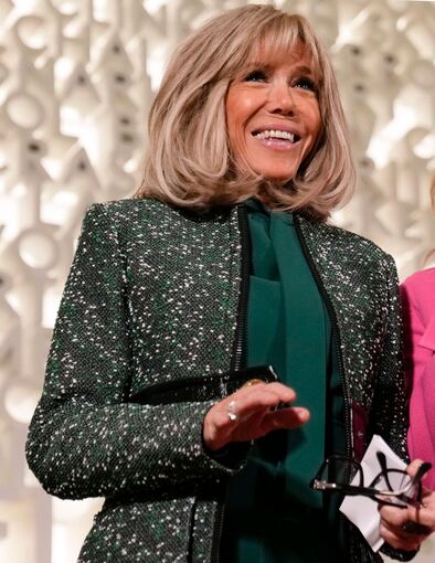 Frankreichs Präsidentengattin Brigitte Macron Frankreichs Präsidentengattin Brigitte Macron