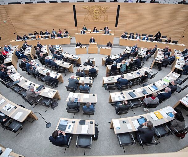 Der Stuttgarter Landtag hat aktuell 154 Mitglieder. Für den Bietigheimer Dieter Distler sind das zu viele Abgeordnete. Archivfoto: dpa