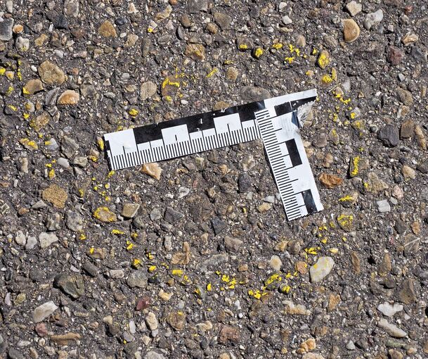 Der Tatort in der Danziger Straße am 2. und 3. August 2022. Archivfotos: Holm Wolschendorf (1), KS-Images.de/Karsten Schmalz (1), privat (2)