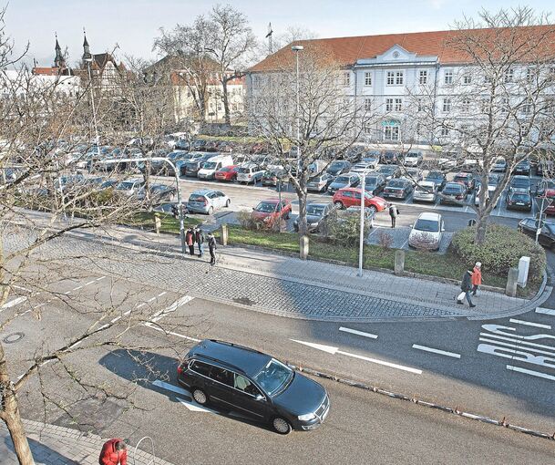 Arsenalplatz: Hier kam es zuletzt häufig zu Gewalttaten. Archivfoto: Holm Wolschendorf