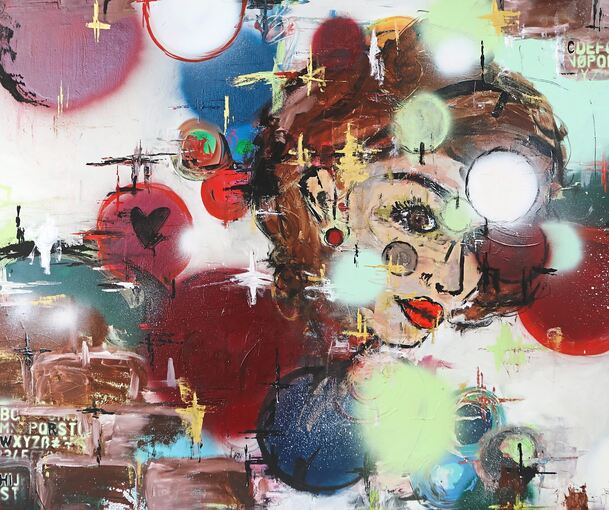 Arbeiten von Annina Fründ in der Schau im Kreishaus. Foto: Ramona Theiss