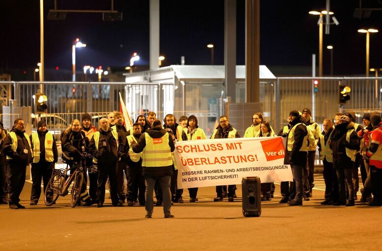Warnstreik am Flughafen Köln
