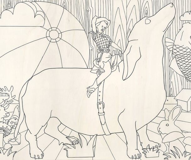 Wolfgang Folmer zeigt seine Werke in Backnang. Foto: Wolfgang Folmer/p