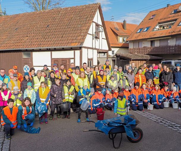 130 Helfer nahmen an der Markungsputzete teil. Foto: Holm Wolschendorf