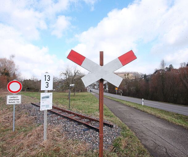 Ein Relikt der alten Bottwartalbahn.