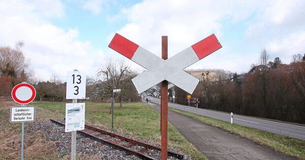 Ein Relikt der alten Bottwartalbahn.