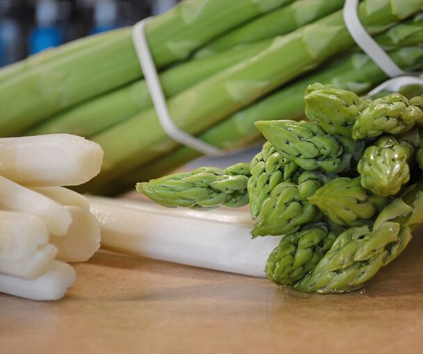 So muss er aussehen: Spargel von Scheulers Spargelhof. Foto: Anna Fritz