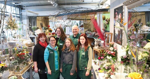 Das Team vom Blumenladen Kocher nimmt sich für die Beratung seiner Kunden viel Zeit. Fotos: Ramona Theiss