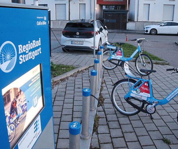 Auf das Regio-Rad-Verleihsystem haben viele Kommunen gesetzt – auch Sachsenheim (Foto).