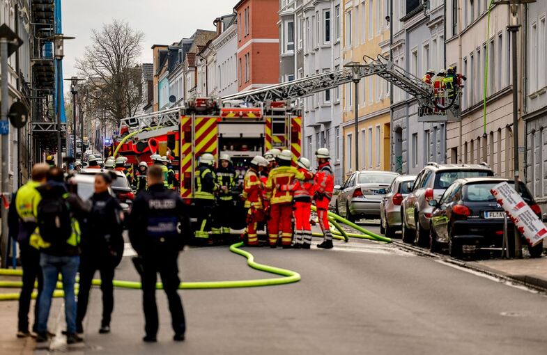 Brand in Flensburg