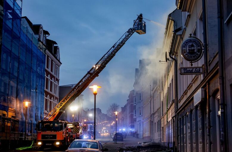 Brand in Flensburg Brand in Flensburg
