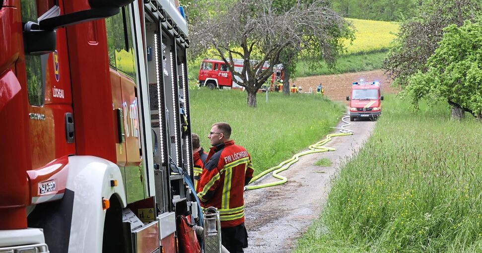 Acht Kilometer Schlauch müssen verlegt werden. Fotos: Ramona Theiss