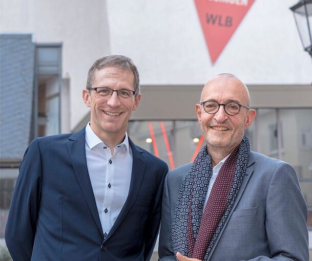 Letzte Spielzeit für das Duo in dieser Besetzung: Friedrich Schirmer (rechts) geht, Marcus Grube bleibt. Foto: Tobias Metz/p