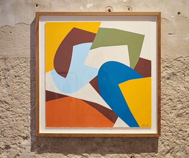 Räumliches Denken: Charlie Edmiston in der Galerie Perg. Foto: Andreas Becker