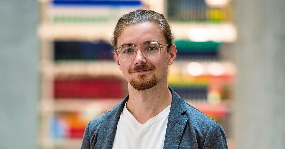 Max Höllen ist der neue Startup- und Gründungsmanager der Stadt. Foto: David Klumpp/p