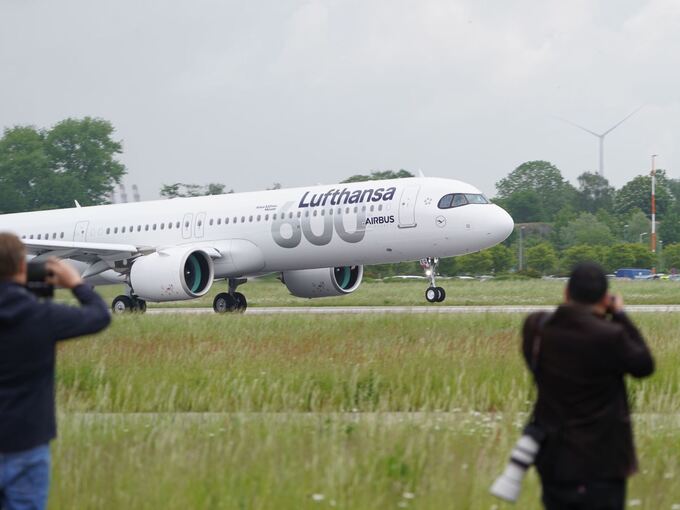 Airbus übergibt 600. Maschine an Lufthansa