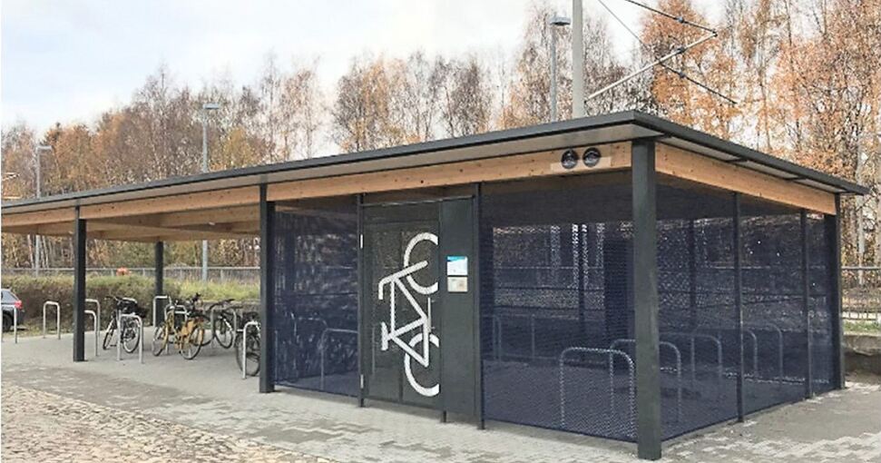 So könnte es aussehen: Die geplante Anlage an der Reuteallee beim S-Bahn-Halt. Foto: Stadt Ludwigsburg