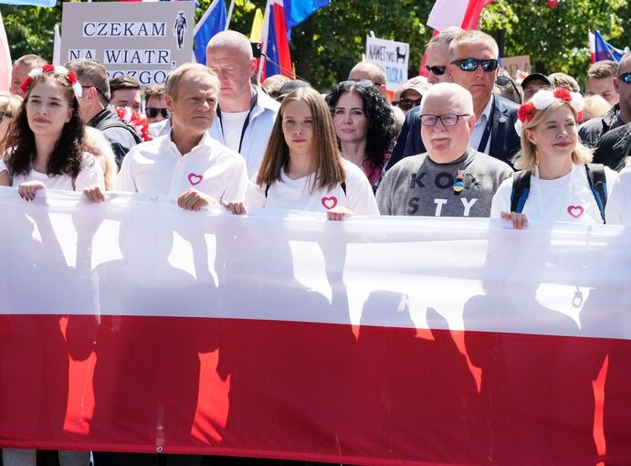 Proteste der Oppositionsparteien in Polen