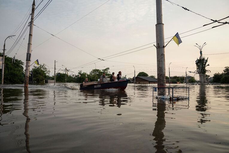 Überschwemmung in Cherson