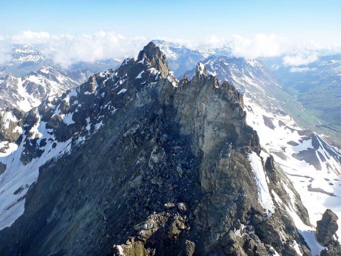 Bergsturz in den Tiroler Alpen