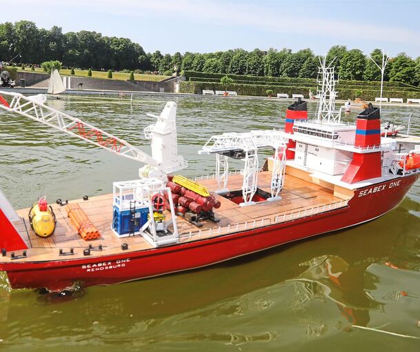 Schiffsmodelle sind im Blühenden Barock zu sehen. Schiffsmodelle sind im Blühenden Barock zu sehen.