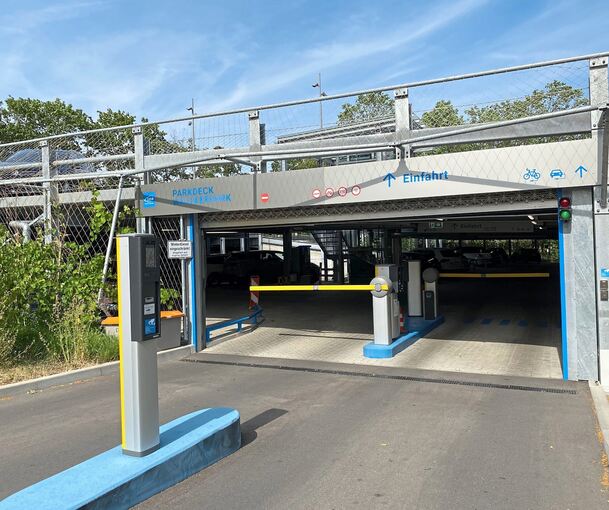 Das Parkhaus Walckerpark gibt es seit etwa vier Jahren.