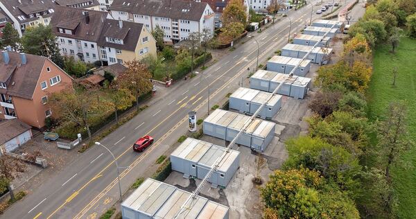 Die Stadt sieht den Standort der Container als kleines Baugebiet.