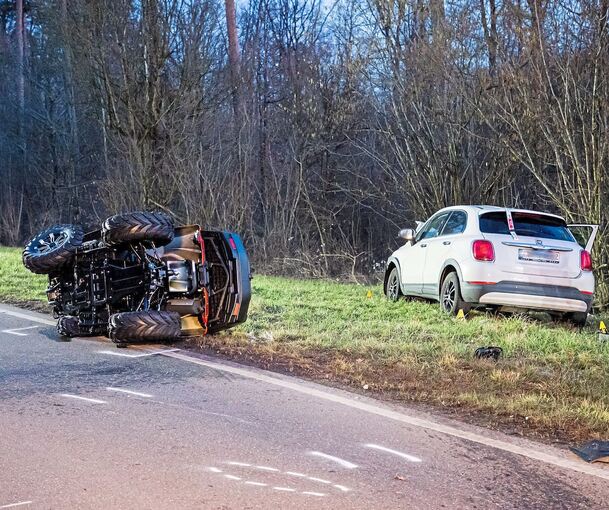 Immer wieder kommt es zu Unfällen mit Quads, wie hier im Februar in Steinheim. Archivfoto: KS-Images.de/Karsten Schmalz