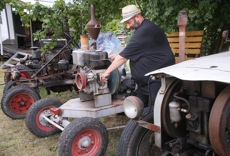 Standmotoren in Hohenhaslach. Foto: Alfred Drossel