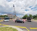 Im Kreisverkehr der Sternkreuzung ist es zu einem Unfall gekommen. Archivfoto: Holm Wolschendorf