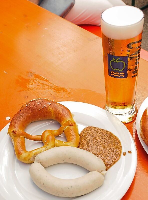 Weißwurstfrühstück.