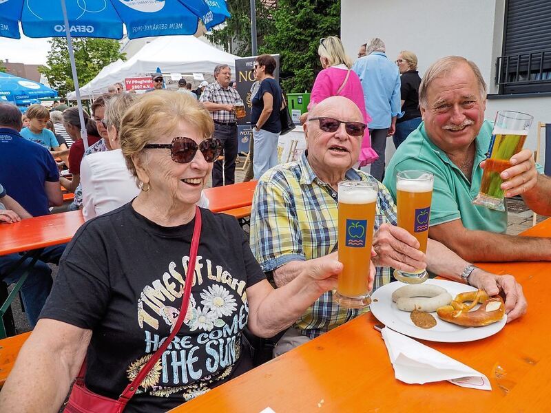 Das Dorffest in Pflugfelden hat Tradition. Hier feiert man gern zusammen.