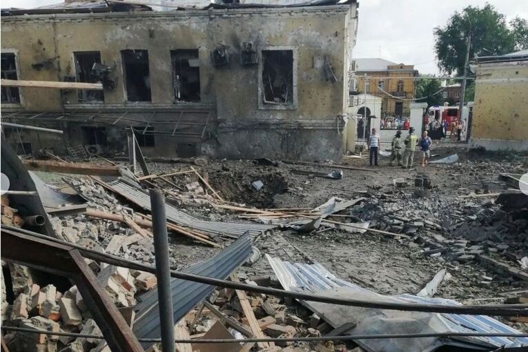 Zerstörung in Taganrog