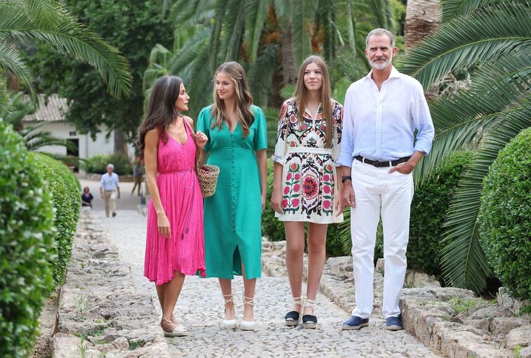 Spanische Royals im Urlaub Spanische Royals im Urlaub