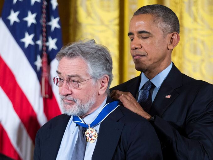 Robert De Niro + Barack Obama