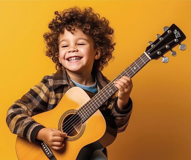 Soll der Nachwuchs Gitarre spielen lernen oder doch lieber Trompete, Flöte oder Geige? Beim Instrumentenkarussell können Kinder testen, was ihnen Spaß macht. Foto: SnowElf - stock.adobe.com