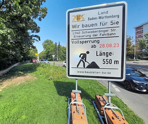 Nach links gibt es derzeit keine Fahrmöglichkeit mehr.