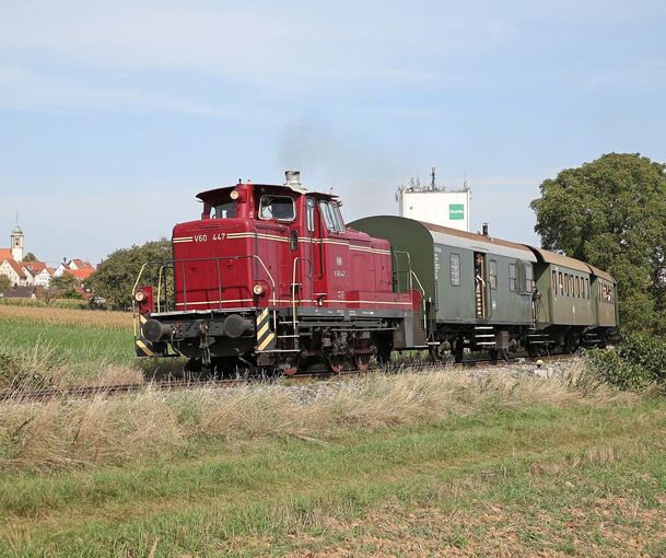 Mit dieser Lok geht es am kommenden Sonntag zwischen Korntal und Weissach hin und her. Foto: Rainer Vogler/GES