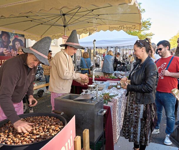 Heiße Maroni. Archivfoto: Andreas Becker