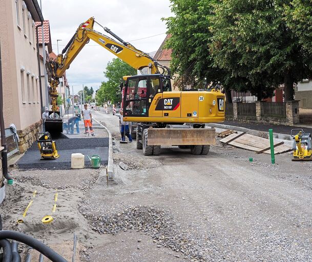 Die Bauarbeiten sind seit zweieinhalb Jahren ein vertrautes Bild. Foto: Holm Wolschendorf