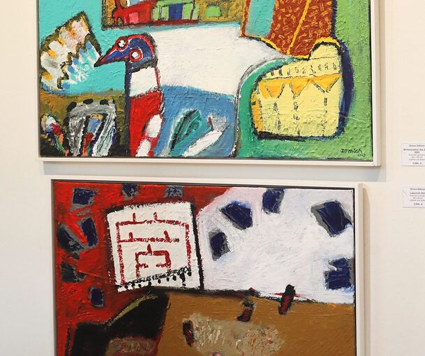 Schalkhafter, geradezu spitzbübischer Humor: Die Ausstellung von Simon Dittrich. Foto: Ramona Theiss