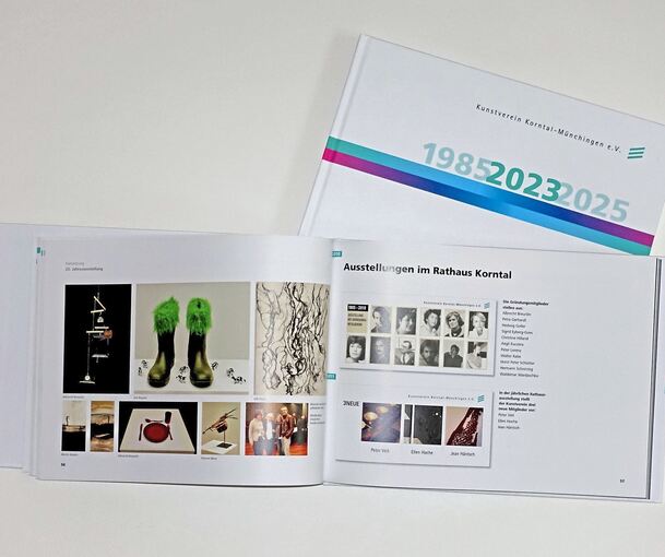 Korntaler Vereinshistorie auf 120 reich bebilderten Seiten. Foto: privat