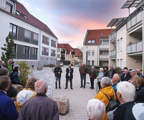 Die neue Mitte der Gemeinde Sersheim wurde jetzt offiziell eingeweiht. Foto: Alfred Drossel
