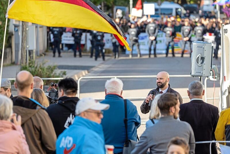 Eindrücke von der Demonstration.