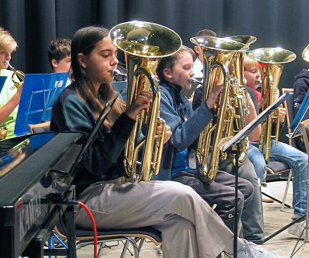 Auf dem 2. Platz landete die Kooperation von Musikverein Oßweil und der Elly-Heuss-Knapp-Realschule.