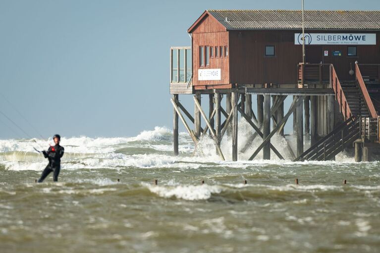Sturm an der Nordsee