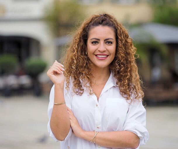 Der Marktplatz ist Jasmin Wölkes Lieblingsort in Ludwigsburg. Foto: Holm Wolschendorf