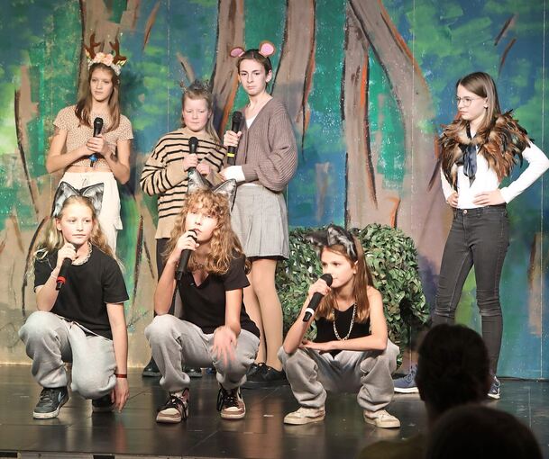 Die jungen Darsteller bei der Generalprobe. Foto: Ramona Theiss