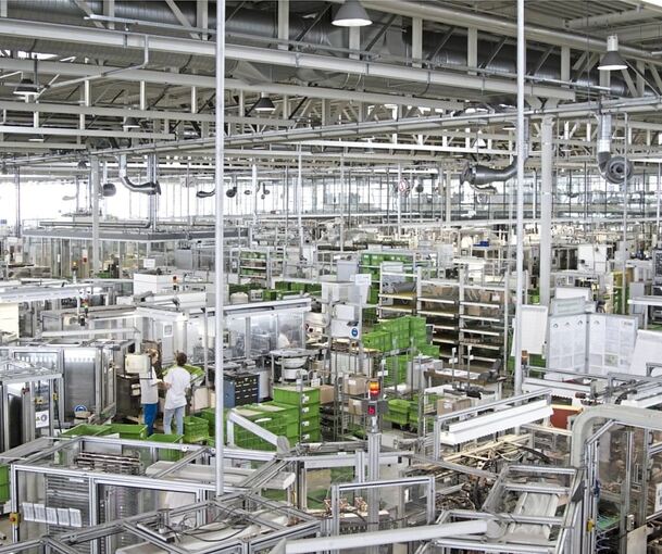 Blick in die Produktion des Wischerwerks. Foto: Valeo