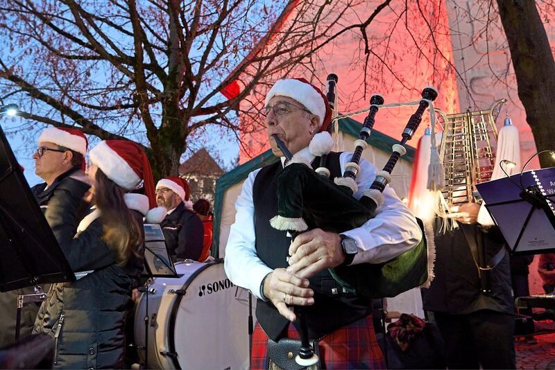 Impressionen vom Weihnachtsmarkt in Kleinsachsenheim.